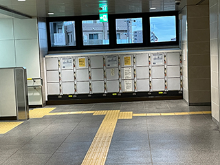 中百舌鳥駅：ロッカー（2024年8月）