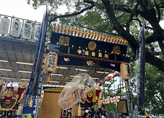 百舌鳥八幡宮 月見祭：中百舌鳥町／宮入（2024年9月）