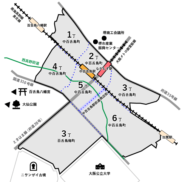中もずエリアマップ